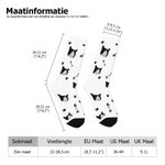 Gepersonaliseerde Multikleurige Honden en Katten Foto Poot Visgraat Ontwerp Tube Sokken met Naam Verjaardag Cadeau voor Dierenbezitters en Liefhebbers