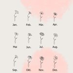 Personalisierte Dreifach PU-Leder Geldbörse mit Geburtsblume und Namen Karteninhaber Münze Portemonnaie Geburtstag Jahrestag Geschenk für Damen