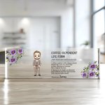 Plaque de bureau en acrylique avec citation amusante Anniversaire Bureau Promotion Cadeau pour collègues Dirigeants