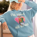 Personalized I Am Yours No Refund Hoodie with Names Valentine's Day Anniversary Gift for Couple