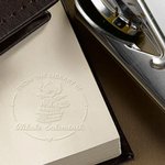 Personalized I'm Not A Bookworm I'm A Book Dragon Book Embosser Stamp From The Library of Dragon Gift for Book Lover