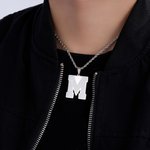 Personalised Multicolor Enamel Initial Necklace with Name Birthday Anniversary Gift for Family