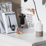 Personalisierte alle Ihre Träume um Sie herum Blume Acryl Plaque Home Dekoration Klasse von 2025 Graduierung Geschenk