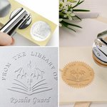Personalized I'm Not A Bookworm I'm A Book Dragon Book Embosser Stamp From The Library of Dragon Gift for Book Lover