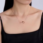 Personalized Simplicity Infinity Symbol Photo Projection Necklace Anniversary Birthday Mother's Day Gift for Women