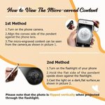 Personalized Simplicity Infinity Symbol Photo Projection Necklace Anniversary Birthday Mother's Day Gift for Women