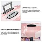 Funda de maleta personalizada estilo Y2K con personaje de dibujos animados de 18-32 pulgadas con nombre y mapa del mundo regalo para mujeres y niñas