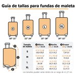 Funda de maleta personalizada 'Solo chica/chico que quiere viajar'  para maletas de 18-32 pulgadas con cremallera regalo para amantes de los viajes 