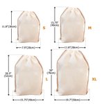 Personalised Cute Bow Bunny Drawstring Gift Bag with Name Easter Party Gift for Kids Family