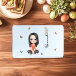 Gepersonaliseerde Cartoon karakter geboorte bloem Food-grade snoep Cookie koekje opslag Tin met naam Festival partij Gunsten Gift voor kinderen familie