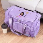 Sac à Bandoulière Personnalisé avec Personnage Fleur et Nom Accessoire de Voyage avec Multi-Compartment Cadeau Anniversaire pour Femme