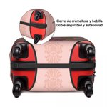 Funda de maleta personalizada 'Solo chica/chico que quiere viajar'  para maletas de 18-32 pulgadas con cremallera regalo para amantes de los viajes 