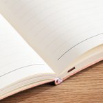 Personalizada de dibujos animados Graduado Inicial PU Cuaderno de cuero con el nombre y 200 páginas rayadas Cumpleaños Regalo de graduación para los graduados