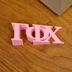 Personalisierte 3D gedruckt griechischen Buchstaben Sorority Fraternity Symbol Multicolor Tür Stop Dorm Zimmer Dekor zurück zu Schule Neuling Geschenk für Gruppenmitglied