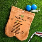 Henkilökohtainen hauska Top 10 Golfers Golf Ball Bag Sack nimi ja Clip Sports tarvikkeet Syntymäpäivälahja Golf Lover aviomies isä