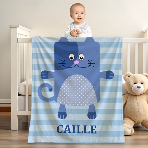 Coperta Personalizzata Per Bambini - Motivo Animali, Morbida E Sicura - Foto 10