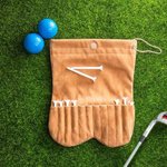 Henkilökohtainen hauska Top 10 Golfers Golf Ball Bag Sack nimi ja Clip Sports tarvikkeet Syntymäpäivälahja Golf Lover aviomies isä