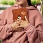 Personalized Cartoon Graduate Birth Flower A5 A6 Lined Notebook with Name Portable Graduation Travel Essentials Gift for Women