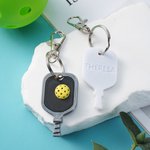 Personalised 3D Printed Pickleball Paddle Ball Keychain with Name Sports Theme Bag Charm Birthday Gift for Pickleball Lovers