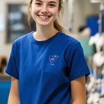 Personalized Embroidery Stethoscope Dog Cat Soft T-shirt Sweatshirt Hoodie with Name Appreciation Birthday Gift for Veterinary