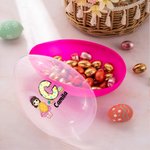 Personalisiertes Niedliches Cartoon Junge Mädchen Initiale Osterei mit Namen Ostern Party Geschenk für Kinder Jungen Mädchen