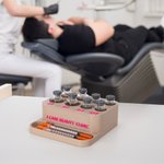 Personalised Multicolor 3D Printed Text Vial Holder with 8 Slots and Syringe Tray Appreciation New Job Gift for Aesthetician Nurse Medical Staff