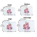 Personalized Cartoon Character Bunny Chick Initial Food-grade Biscuit Storage Tin with Name Easter Party Birthday Gift for Kids