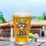 Bicchiere da birra personalizzato Lucky Shamrock Highland Cow 16 oz con nome e testo Happy St. Patrick's Day Accessori per la casa e la cucina Regalo per la famiglia