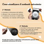 Collana personalizzata con proiezione di foto nel cuore con Ti amo in 100 lingue regalo di San Valentino per donne