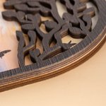 Personalized Better Together Couple Wooden Heart Shaped Plaque with Names Desktop Decor Anniversary Valentine's Day Gift for Couple