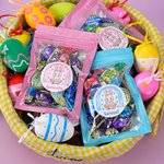 Sac à goûter en chocolat et autocollants de lapin personnalisés pour Pâques Cadeau pour enfant