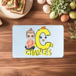 Personalized Cute Cartoon Character Bunny Chick Initial Food-grade Candy Storage Tin with Name Birthday Easter Party Favors Gift for Kids