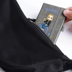 Personalisiertes Cartoon PU-Leder Taschennotizbuch mit Sternzeichen Namen DIN A7 Inspirations- und Reisenotizen Geschenk für Schulsaison Urlaub Alltag