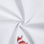 Serviette de table de Noël personnalisée en coton 100% coton avec nom Cadeau de Noël pour la famille et les amis