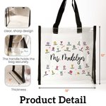 Henkilökohtainen rohkea arvostettu sanoja nimi vedenpitävä selkeä Kangaskassi rohkaisu syntymäpäivälahja opettajalle perheen ystävä