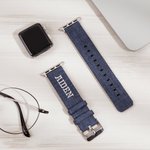 Bracelet de montre en toile souple à ouverture rapide compatible avec l'Apple Watch Cadeau d'anniversaire pour la famille et les amis