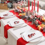 Serviette de table de Noël personnalisée en coton 100% coton avec nom Cadeau de Noël pour la famille et les amis