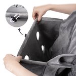 Tablier de chat ajustable avec trous et poche Cadeau d'anniversaire pour les propriétaires de chats