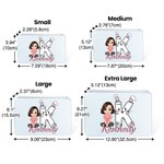 Personalized Cute Cartoon Character Bunny Chick Initial Food-grade Candy Storage Tin with Name Birthday Easter Party Favors Gift for Kids