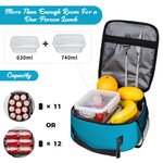 Personalized Flame Sports Basketball Baseball Waterproof Insulated Lunch Bag with Name for Work Picnic Birthday Back to School Gift for Kids