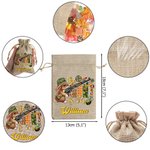 Personalisierter „The HUNT is on“ Jute Süßigkeiten Beutel mit Namen Osterhase Kordelzug Ostern Geschenk für Kinder