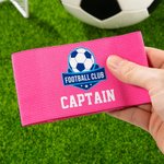 Gepersonaliseerde Felgekleurde Logo Voetbal Basketbal Elastische Captain Armband met Naam Verjaardag Team Cadeau voor Leiders Sportliefhebbers