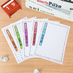 Personalized Multi-color Compact Teacher Notepad with Flare Pen Stationery Appreciation Gift for Teacher