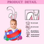 Personalised Photo Easter Egg Ornament with Name Keychain Car Accessories Easter Gift for Family