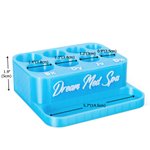 Personalised Multicolor 3D Printed Text Vial Holder with 8 Slots and Syringe Tray Appreciation New Job Gift for Aesthetician Nurse Medical Staff