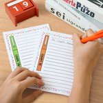 Personalized Multi-color Compact Teacher Notepad with Flare Pen Stationery Appreciation Gift for Teacher