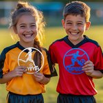 Personalized Multi-Color 3D Soccer Player Children Room Sign with Name Wall Decoration Team Game Day Birthday Housewarming Gift for Children Teens