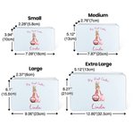 Personalized Pink Blue Peter Rabbit Pattern Food Grade Metal Biscuit Tin Box with Name and Text Easter Birthday Gift for Family Kids