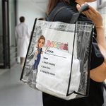 Personalizada Enfermera Doctor Personaje de dibujos animados a prueba de agua Bolsa de asas transparente con nombre Apreciación Regalo para el personal médico