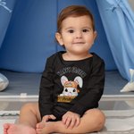 Gepersonaliseerd Mijn 1e Pasen Schattig Konijntje 100% Katoenen Baby rompertje met Naam Pasen Baby Shower Gift voor Pasgeborenen Nieuwe Ouders